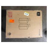 Hukoro Martin 21 in. H 1-Light Matte Black Hardwired Outdoor Wall Lantern Sconce(2-Pack)  Customer Returns See Pictures