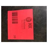 Lot of LNC Modern Frosted Black Porch Outdoor Wall Sconce 1-Light Classic Exterior Lantern with Mushroom Clear Seeded Glass Shade Customer Returns See Pictures