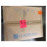 Glacier Bay Aragon 20 in. Drop-In Oval Vitreous China Bathroom Sink in White   Customer Returns See Pictures