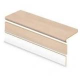 8 Boxes of Cap A Tread Vesinet/Ella By Ok/Bldr Pss Hck/Lxrs Pn 47in.Lx12.15in.Wx2.28in.T Laminate Stair Tread and Reversible Riser Kit   Customer Returns See Pictures