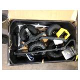 GORILLA CARTS 4 cu. ft. Patented Poly Dumping Garden Cart, 600 lbs. Capacity, 35 in. x 22 in. x 8 in. Bed, 10 in. Pneumatic Tires   Customer Returns See Pictures