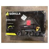 GORILLA CARTS 4 cu. ft. Patented Poly Dumping Garden Cart, 600 lbs. Capacity, 35 in. x 22 in. x 8 in. Bed, 10 in. Pneumatic Tires   Customer Returns See Pictures