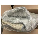 Faux Fur Shag Rug with Anti-Slip Backing