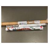 Set of 3 Decorative Films: Wood Grain Shelf Liner, Privacy Window Film, Lilo and Stitch Wall Stickers