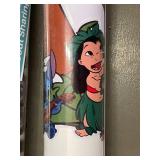 Set of 3 Decorative Films: Wood Grain Shelf Liner, Privacy Window Film, Lilo and Stitch Wall Stickers