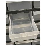 16-Drawer Plastic Storage Organizer Cabinet