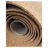 Roll of Natural Cork Material for Flooring or Craft