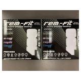 Rem-Fit 400 Series Waterproof Pillow Cases - 2 Pack Standard
