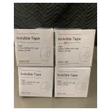 I 3 - Lot of 48 Baseline Invisible Tape Rolls - 3/4in x 1000in