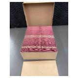 Box of Envelopes in brown and Burgundy