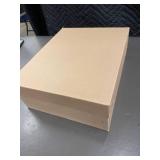 Box of Envelopes in brown and Burgundy