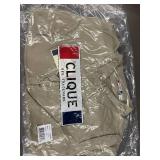 Set of 2 Clique XL Button-Down Shirts in Beige