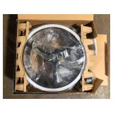 Feit Electric Katalyst 15 in. 3-Light Matte Black Color Choice Selectable CCT LED with Night Light Semi-Flush Mount Ceiling Light   Customer Returns See Pictures