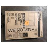 Hampton Bay 33 in. W x 24 in. D x 18 in. H Ready to Assemble Wall Bridge Kitchen Cabinet in Unfinished with CLICKREADY Technology   Customer Returns See Pictures