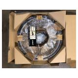 Artika Optical Ring 1-Light Black Modern 3 CCT Intergrated LED Outdoor Ceiling Hanging Porch Pendant-Light   Customer Returns See Pictures