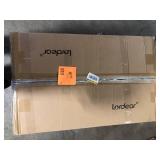 Glacier Bay Zero Radius 33 in. Undermount 50/50 Double Bowl 18 Gauge Stainless Steel Kitchen Sink with Accessories Customer Returns See Pictures