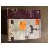 Home Decorators Collection Knollwood 17-1/2 in. 3-Light Black Bronze with Brass Accents Industrial Round Chandelier for Kitchens Bulbs IncludedCustomer Returns See Pictures