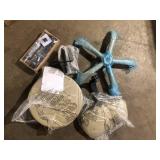 BOSS Office Products Beige Vinyl Task Stool with Back Rest, Chrome Base and Seat Height Adjustment Customer Returns See Pictures