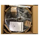 Home Decorators Collection Westchester 4-Light Polished Chrome Round Drum Pendant Light Customer Returns See Pictures