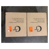 Lot of Jushua 1-Light Dark brown clear seedy glas not Motion Outdoor HardWired Wall Lantern Sconce  Customer Returns See Pictures