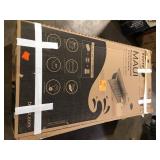 Bootz Industries Maui 60 in. x 30 in. Soaking Bathtub with Left Drain in White Damaged   Customer Returns See Pictures