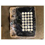 Commercial Electric 950W Equivalent Integrated LED Bronze Outdoor High Output Flood Light, 12,000 Lumens, 4000K, Dusk-to-Dawn  Customer Returns See Pictures