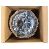 Home Decorators Collection Kristella 1-Light Black Crystal Pendant Light  Customer Returns See Pictures