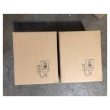 LNC Modern Frosted Black Porch Outdoor Wall Sconce 1-Light Classic Exterior Lantern with Mushroom Clear Seeded Glass Shade   Customer Returns See Pictures