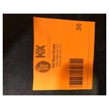 Hampton Bay 4 ft. L x 25 in. D Finished Saman Solid Wood Butcher Block Standard Countertop in with Live Edge     Customer Returns See Pictures