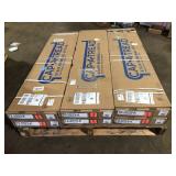 6 Boxes of Cap A Tread Edwards Oak/Ace Lane Wood/Thistle Creek Wd 47in.Lx12.15in.Wx2.28in.T Vinyl Stair Tread and Reversible Riser Kit Customer Returns See Pictures