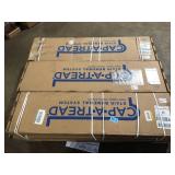 6 Boxes of Cap A Tread Edwards Oak/Ace Lane Wood/Thistle Creek Wd 47in.Lx12.15in.Wx2.28in.T Vinyl Stair Tread and Reversible Riser Kit Customer Returns See Pictures