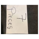 7 Pieces of Planter Pots in Black   Customer Returns See Pictures