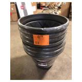 7 Pieces of Planter Pots in Black   Customer Returns See Pictures