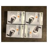 Lot of Commercial Electric 14-Watt 1100 Lumens 1EA CE Line Voltage Hardwired Bronze Integrated LED Landscape Flood Light Customer Returns See Pictures