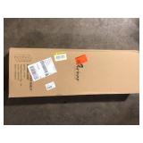 Furinno Tropika 52 in. Pink/White Faux Wood 5-shelf Standard Bookcase with Storage Customer Returns See Pictures