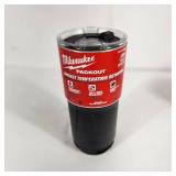 New Milwaukee Packout 20oz Tumbler Longest Temperature Retention Black