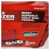 New Milwaukee 8 Piece Bi-Metal Hole Saw Kit 1-1/2" 2" 2 1/8" And 2 1/4" New Tooth Design