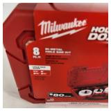 New Milwaukee 8 Piece Bi-Metal Hole Saw Kit 1-1/2" 2" 2 1/8" And 2 1/4" New Tooth Design