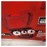 New Milwaukee 8 Piece Bi-Metal Hole Saw Kit 1-1/2" 2" 2 1/8" And 2 1/4" New Tooth Design