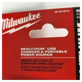 New Milwaukee Redlithium USB Charger And Portable Power Source Charges Redlithium USB Batteries And Devices