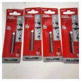 Lot Of Four New Milwaukee Tile And Natural Stone Bit 1/4" For Tile And Stone