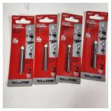 Lot Of Four New Milwaukee Tile And Natural Stone Bit 1/4" For Tile And Stone