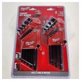 New Milwaukee Easiest Key Access HEX SAE & Metric 2 Piece 48-22-2187
