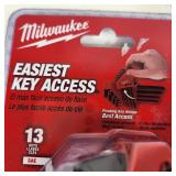 New Milwaukee Easiest Key Access HEX SAE & Metric 2 Piece 48-22-2187