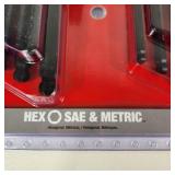 New Milwaukee Easiest Key Access HEX SAE & Metric 2 Piece 48-22-2187
