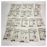 Lot Of Twenty New Off White WallPlates Eaton PJ8W-F-LW
