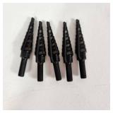 Lot Of Five New Milwaukee Step Drill Bits