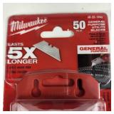 New Milwaukee 50 Piece General Purpose Utility Blades 48-22-1950