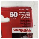 New Milwaukee 50 Piece General Purpose Utility Blades 48-22-1950