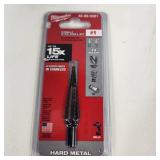 New Milwaukee Cobalt Step Drill Bit 48-89-9281 1/8"-1/2" 13 Hole Sizes